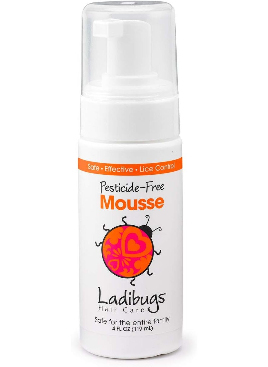 Ladibugs Elimination Mousse | Natural Ingredients | Highly Effective Head Lice & Nit Fix | Safe Removal for Kids, Family