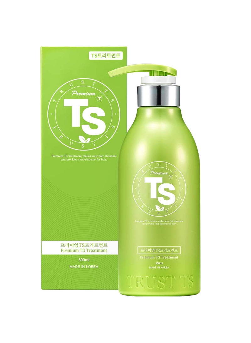 Premium TS Treatment (16.9 Fl Oz) | Therapy Treatment for Dry, Damaged hair and Scalp| Phytoncide Scent with Essential Oil & Biotin & Natural Ingredients | Sulfate Free | Men & Women (All Hair Types)