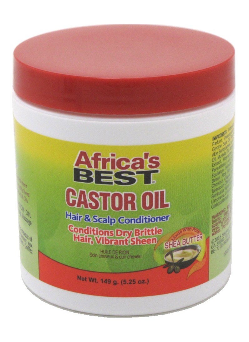 Africa's Best Castor Oil Hair Scalp Conditioner, 5.25 Ounce (1-7502-07-1200)