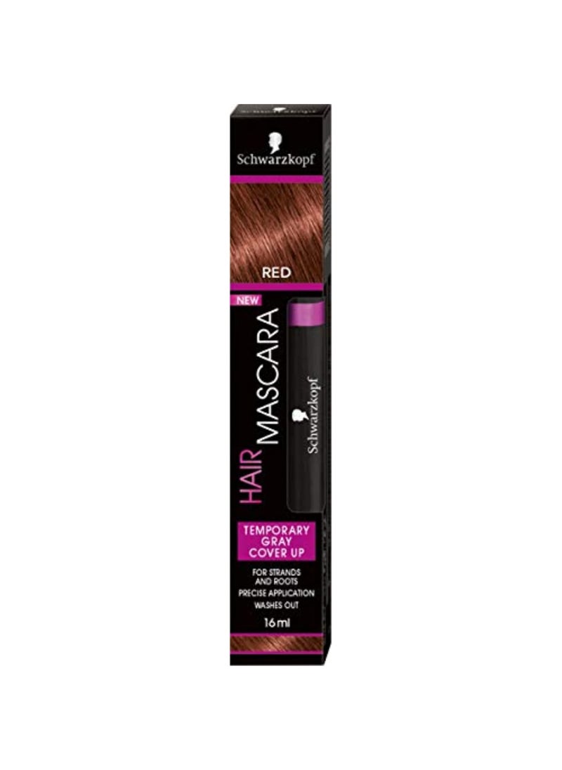 Schwarzkopf Hair Mascara, Red, 1 Tube (16ml)