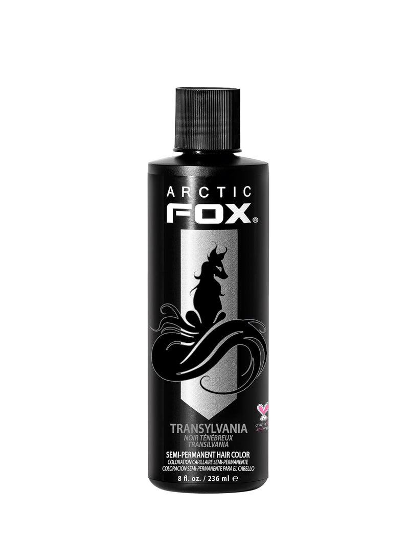 ARCTIC FOX Vegan and Cruelty-Free Semi-Permanent Hair Color Dye (8 Fl Oz, TRANSYLVANIA)