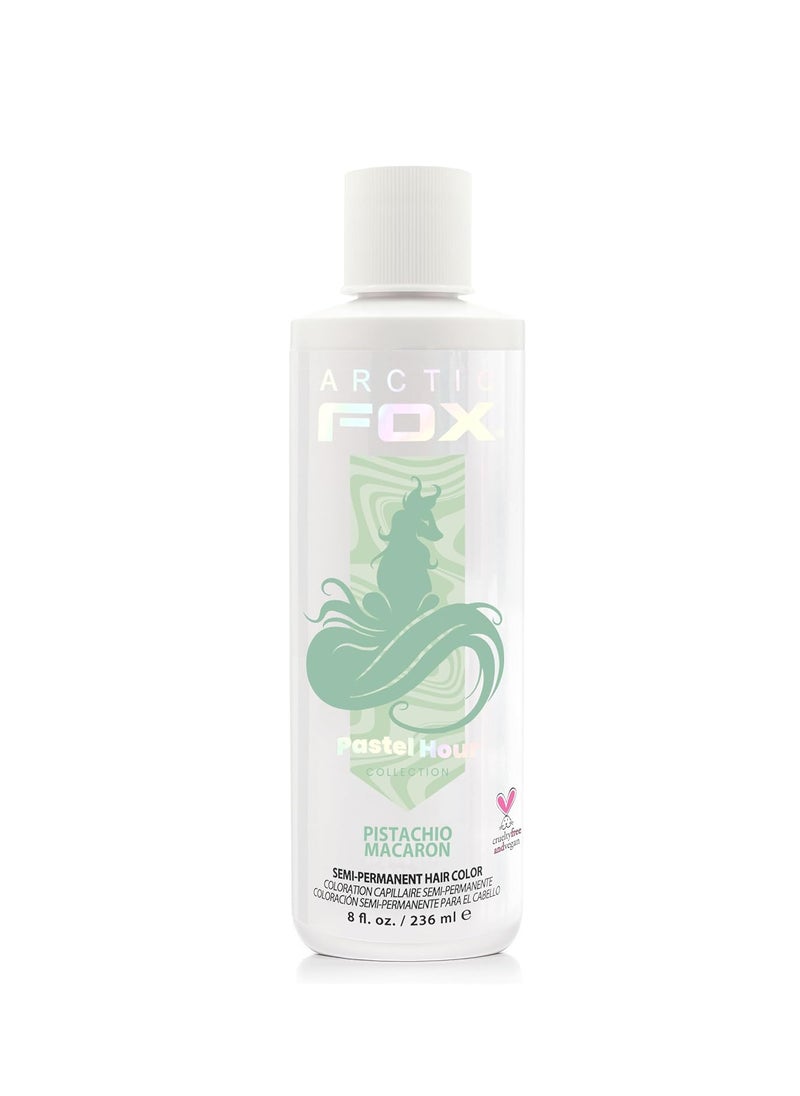 ARCTIC FOX Vegan and Cruelty-Free Semi-Permanent Hair Color Dye (8 Fl Oz, PISTACHIO MACARON)