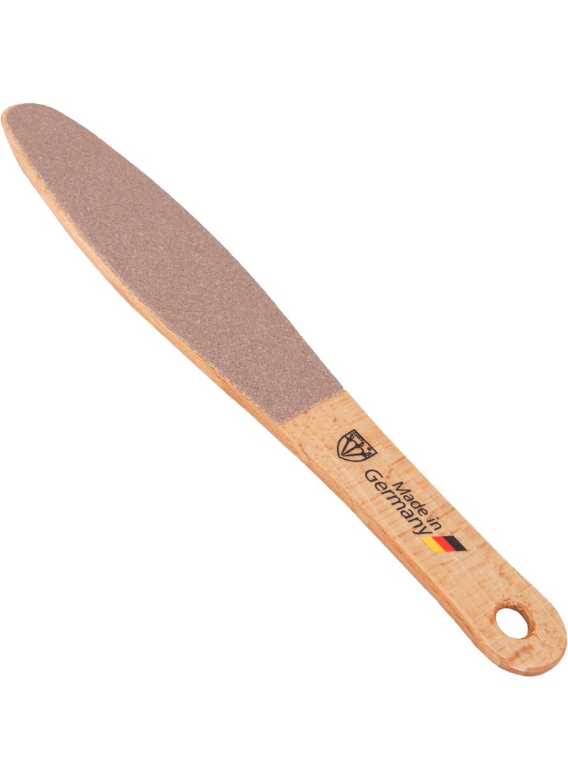 3 Swords Germany Brand quality FOOT FILE made from German beech wood, two-sided smooth and rough, hard skin callus removal