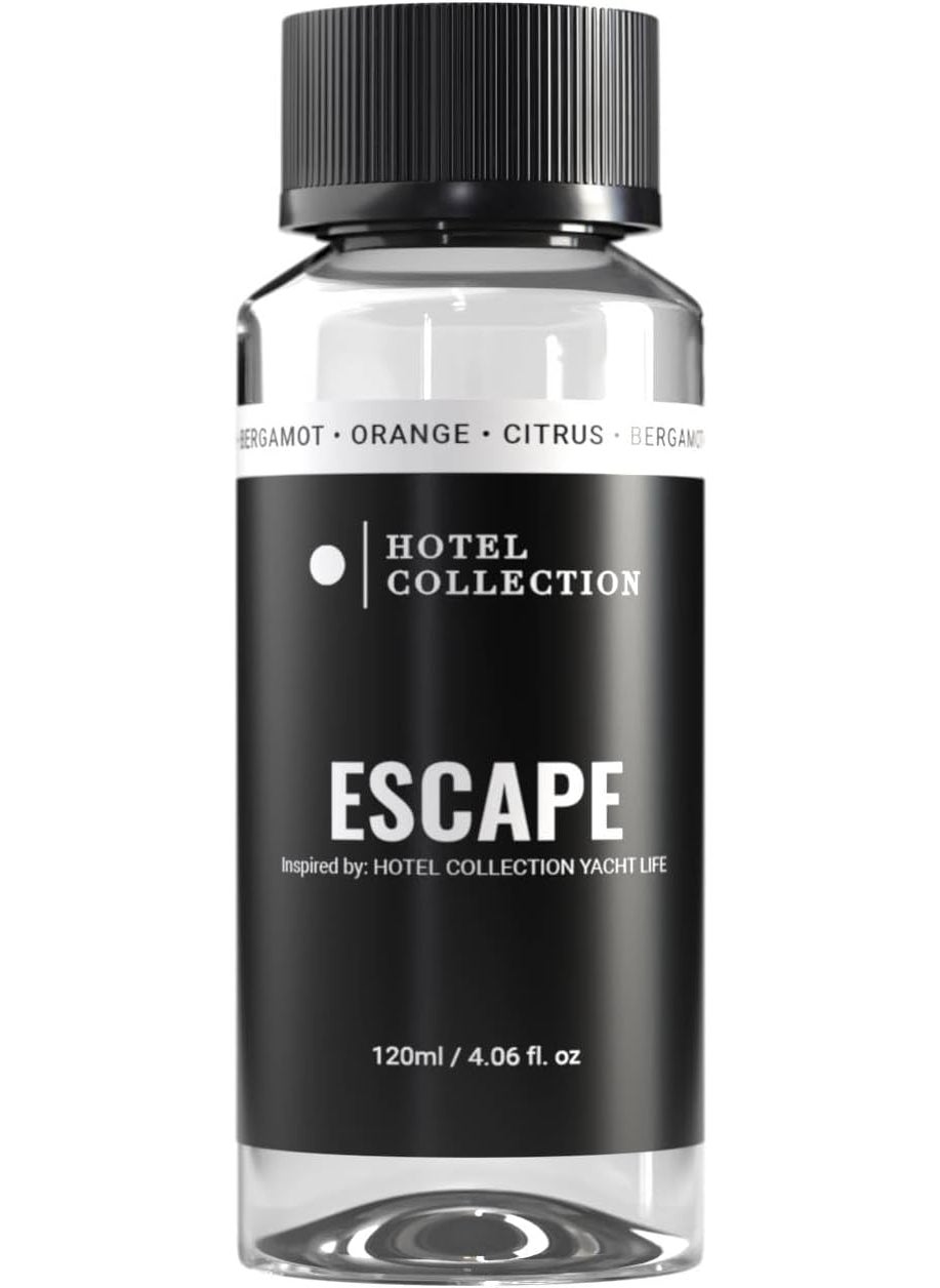 Diffuser Oil-Escape-Aromatherapy Essential Fragrance Oil-Luxury Hotel Inspired-Citron, Bergamot & Orange-120ML 4.1 Fl oz