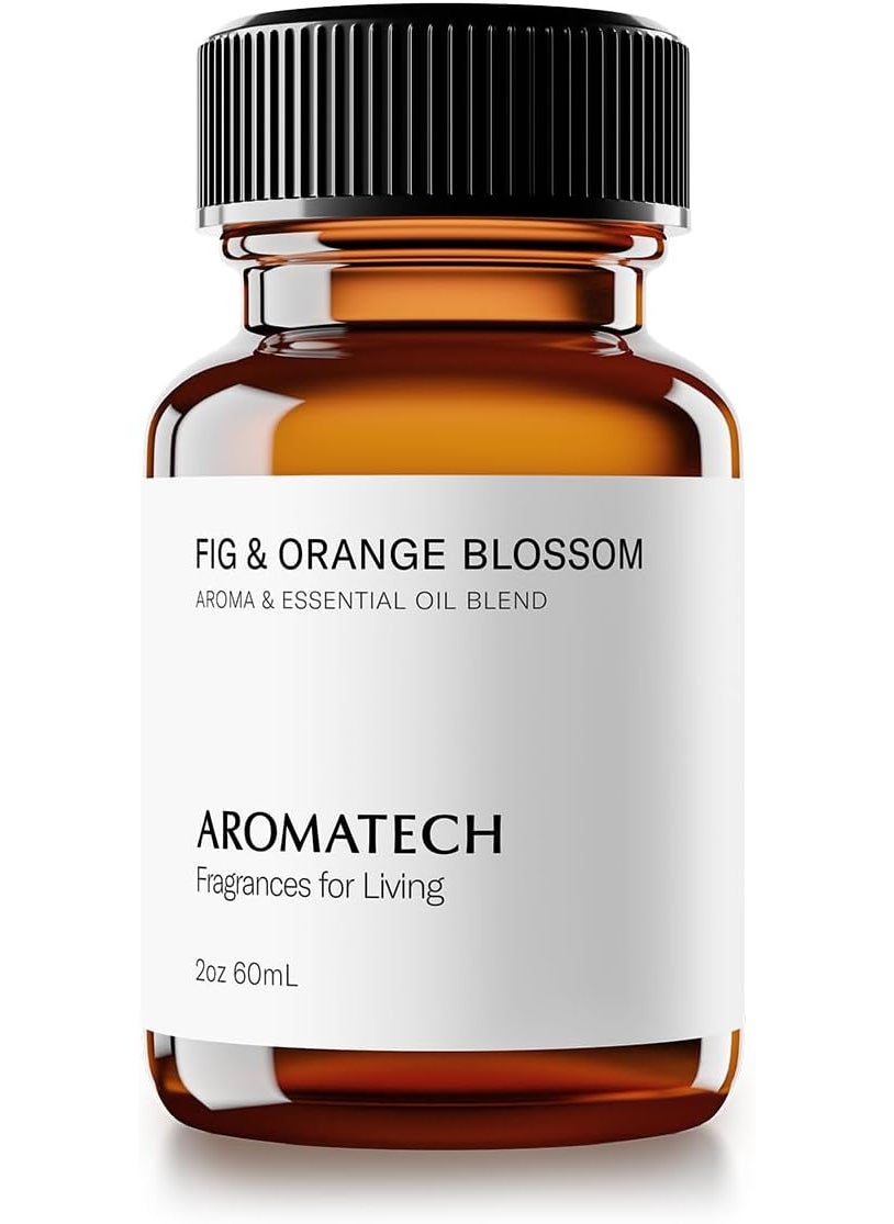 Aromatech Fig & Orange Blossom Aroma Essential Oil Blend: Hotel Inspired Aromatherapy with for Ultrasonic Diffusers & Nebulizers - 2 fl oz, 60 mL
