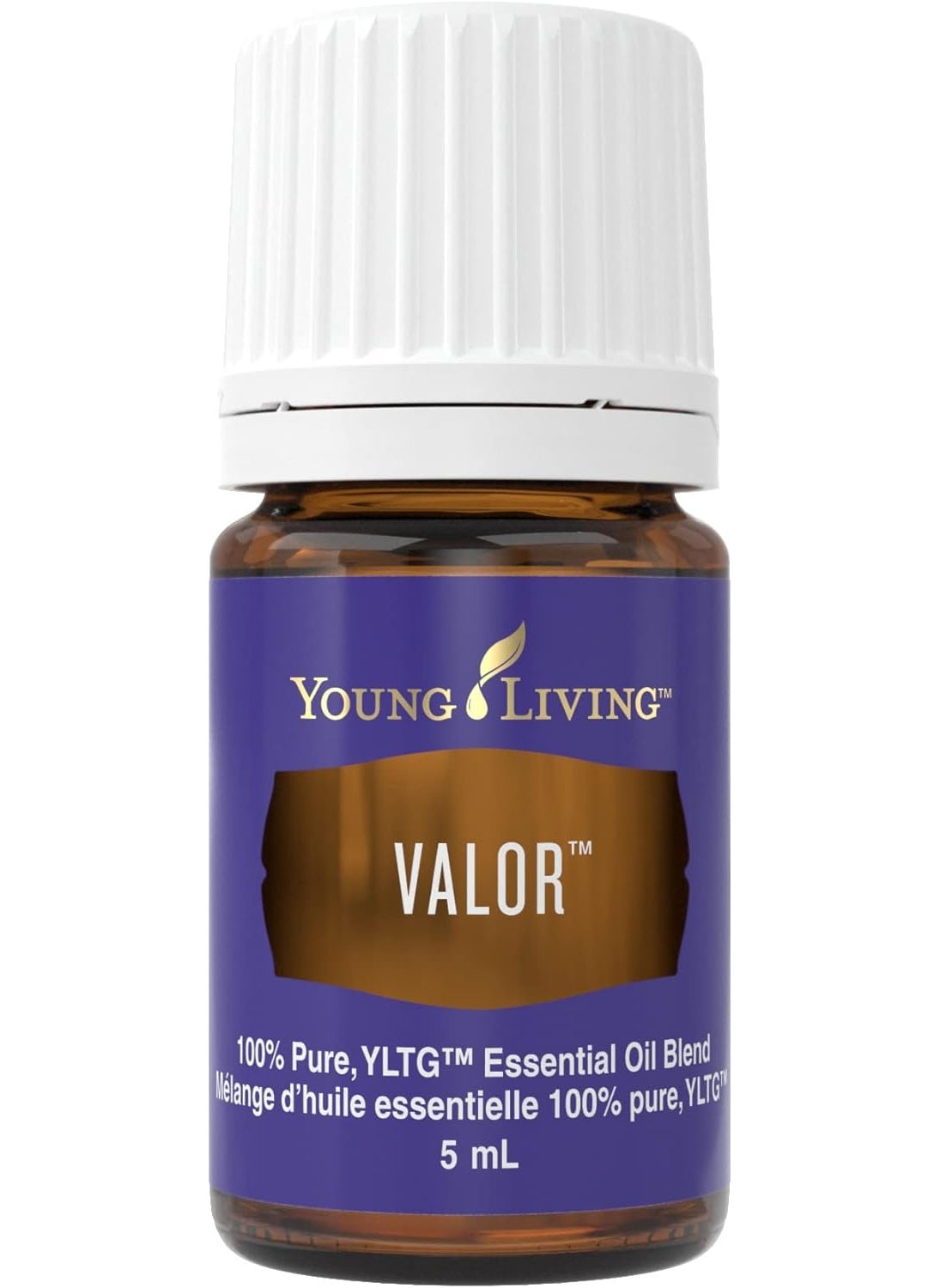 Young Living Valor Essential Oil - Empowering Blend with a Harmonious Blend of Black Spruce, Blue Tansy, Camphor Wood, Geranium, and Frankincense - 5ml Bottle for Courage and Confidence