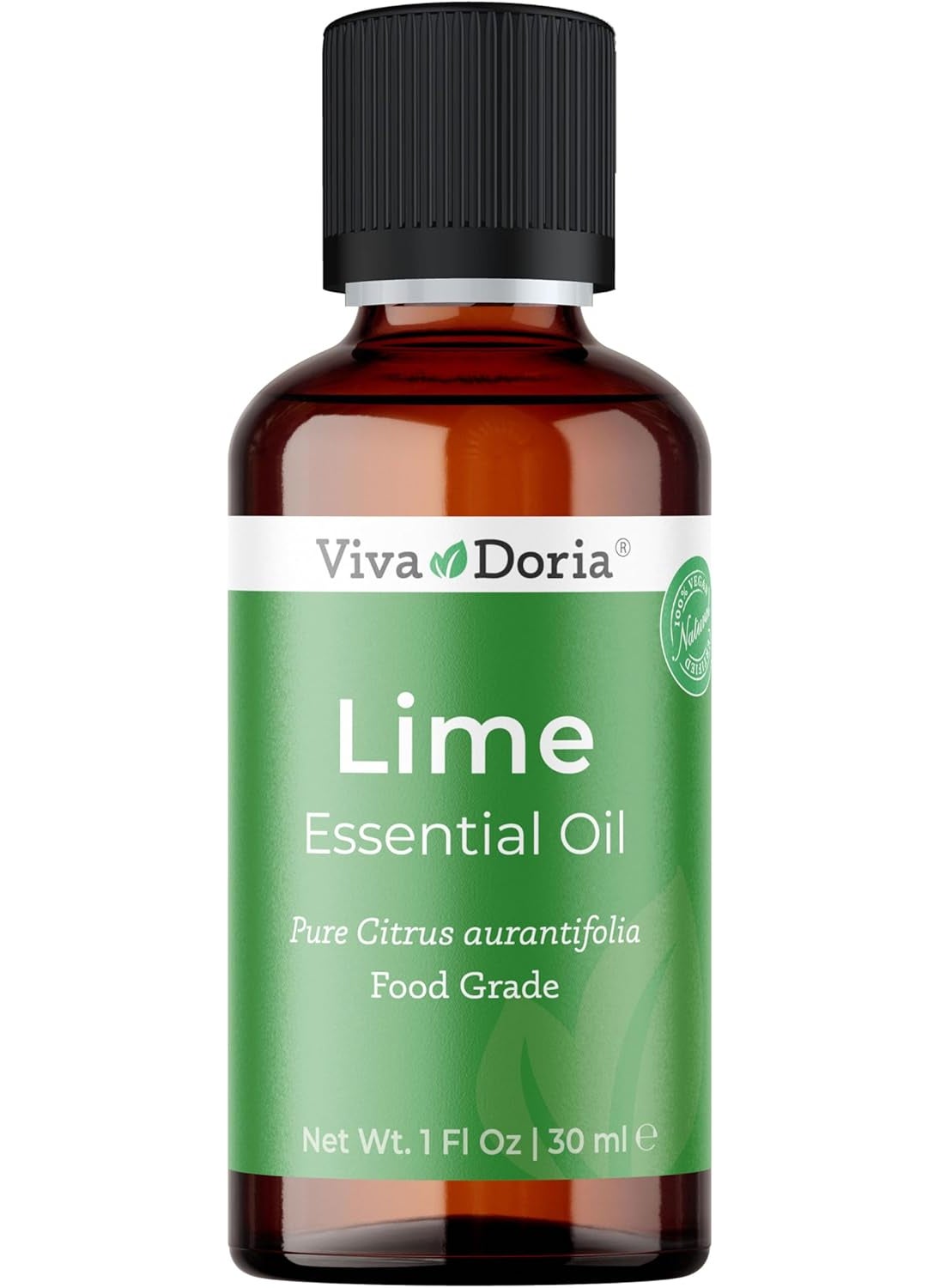 Viva Doria Lime Essential Oil, 100% Pure, Natural, Mexican Lime Essential Oil, Undiluted, for Aromatherapy | Food Grade, 30 mL (1 Fluid Ounce)
