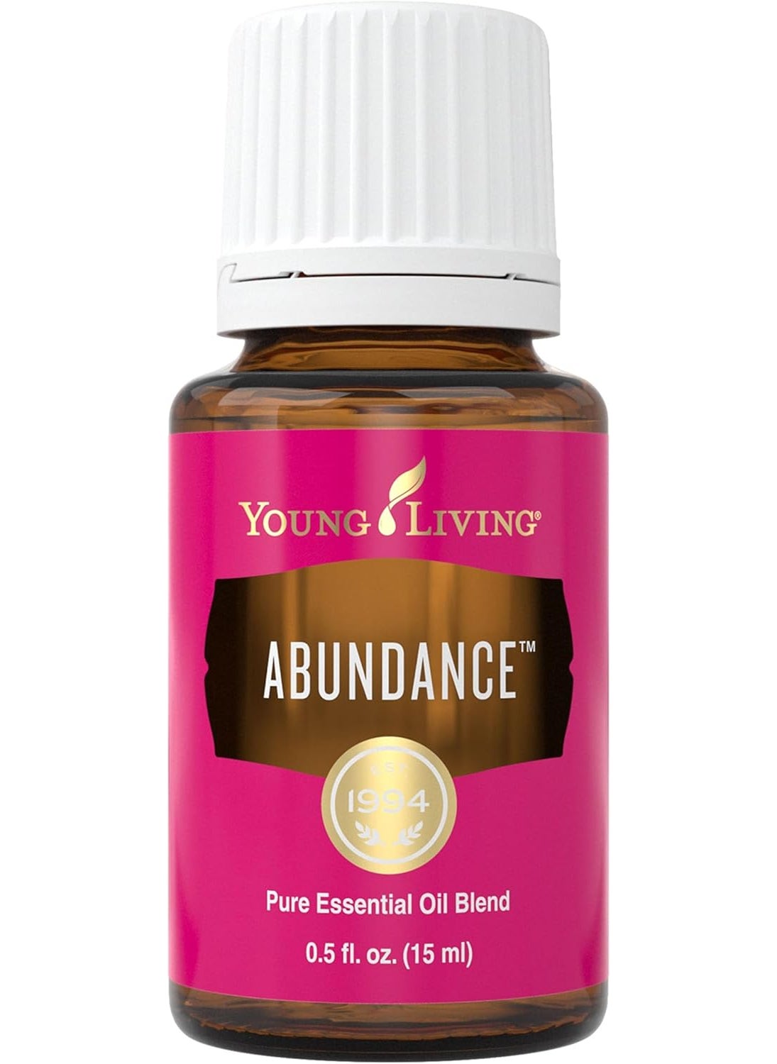Young Living Abundance Essential Oil Blend | 15 ml | Warm, Uplifting Aromatherapy for Diffusing & Topical Use | Spicy, Invigorating Scent with Premium Botanical Oils