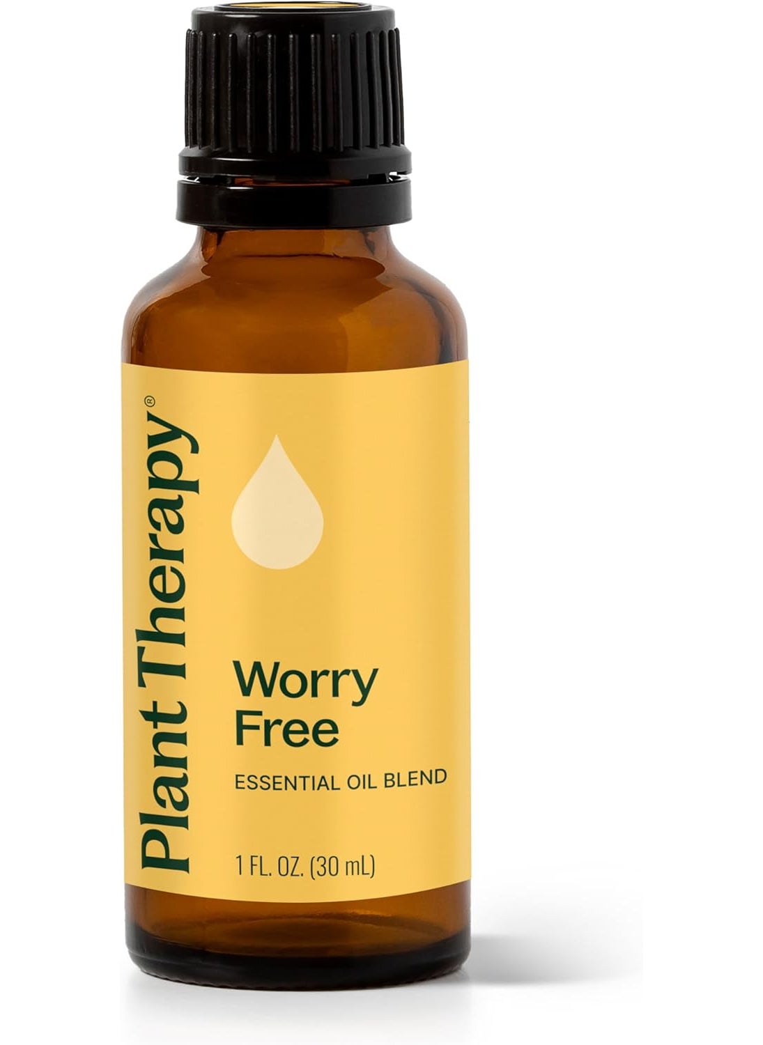 Plant Therapy Worry Free Essential Oil Blend 30 mL (1 oz) 100% Pure, Undiluted, Natural Aromatherapy, Therapeutic Grade