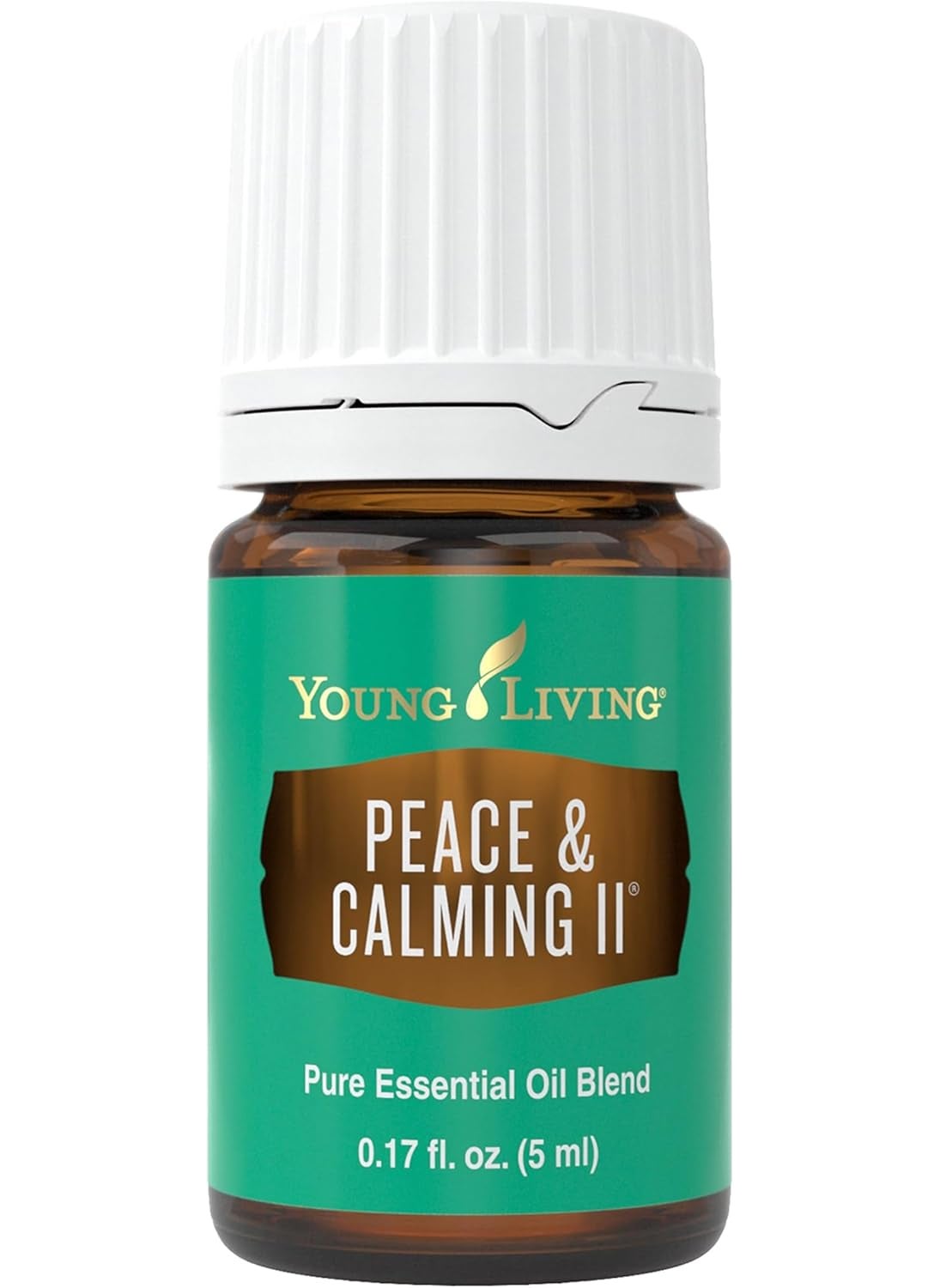 Young Living Peace & Calming II Essential Oil | 5ml | 100% Pure and Premium-Grade | Diffuser-Friendly | Comforting, Fresh Citrus Aroma | Promotes Peaceful Meditation