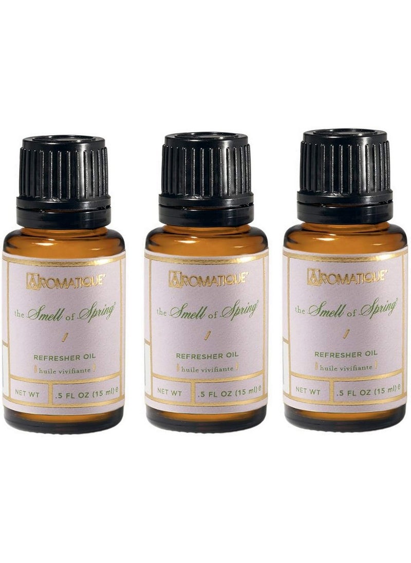Aromatique Sunkissed Sandalwood Refresher Oils - Set of 3 x 0.5 oz - Premium Fragrance for Potpourri and Home