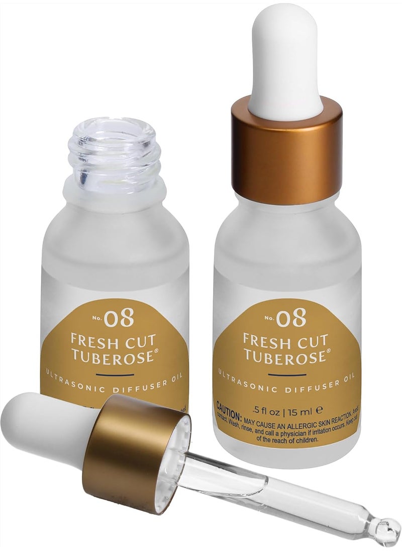 Trapp No. 08 Fresh Cut Tuberose 0.5 oz. Ultrasonic Diffuser Oil (2 Pack)