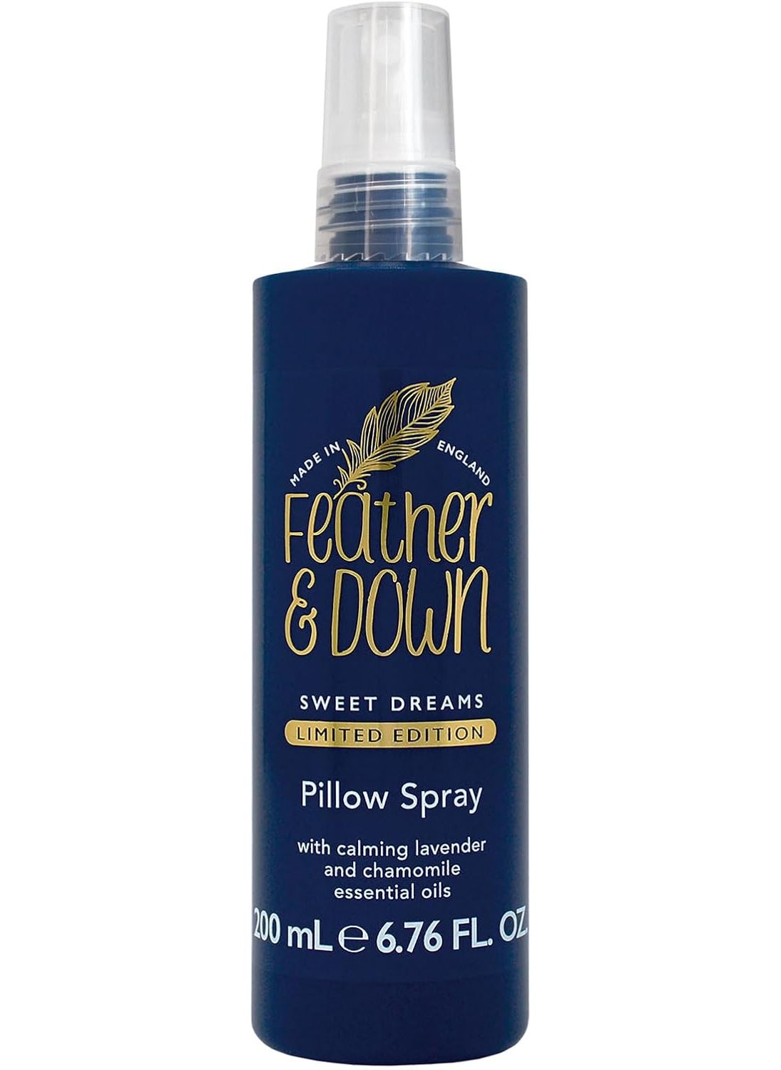 Feather & Down 200ml Sweet Dream Pillow Spray, with Calming Lavender & Chamomile Essential Oils, Encouraging Calm, Tranquility & a Restful Night's Sleep, Vegan & Cruelty Free