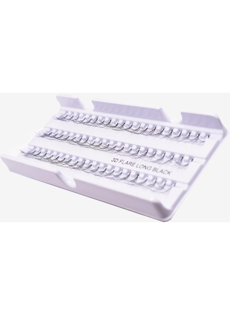 Professional 10packs Eyelashes - Flare Black (3D Long)