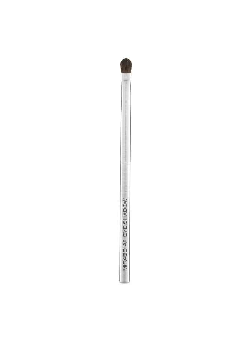 Mirabella Eyeshadow Brush, Premium Professional Makeup Brush Collection, Cruelty-Free Synthetic Bristle Brush with Hand-Sculpted Brushed Aluminum Handle, Luxury Blending Brush for Makeup