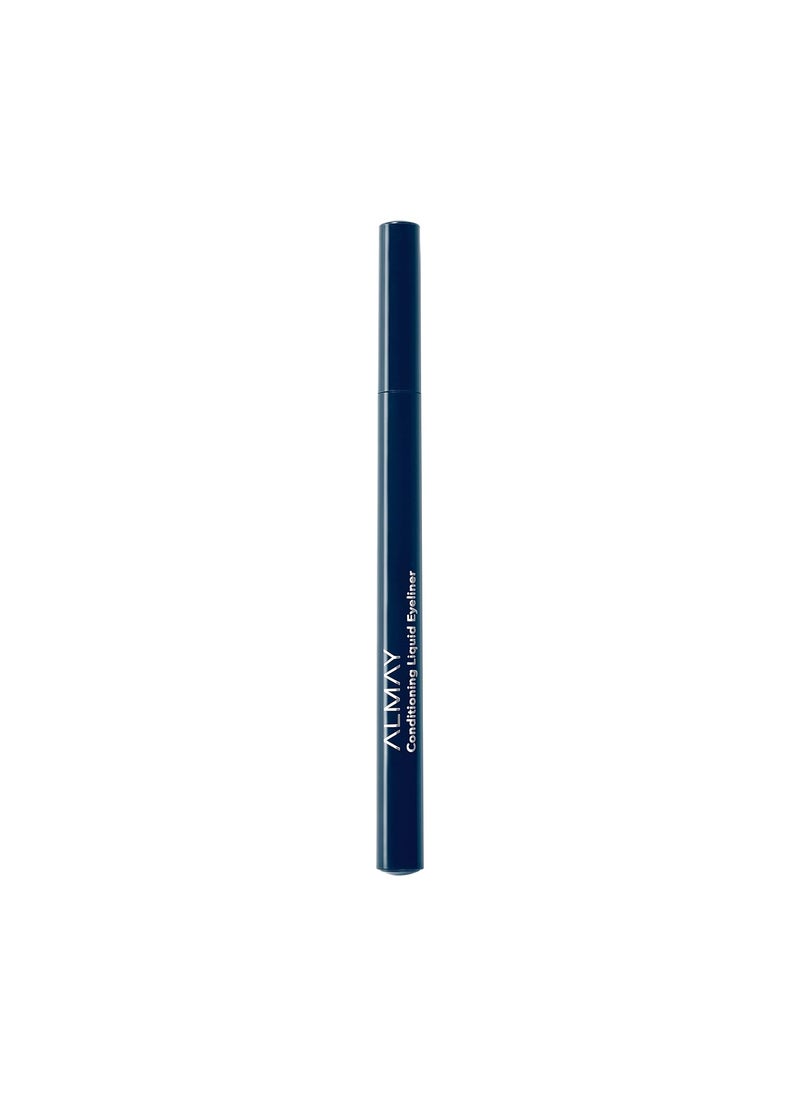 Almay Conditioning Liquid Eyeliner, Longwearing, Waterproof, Hydrating, 30 Navy, 0.03 fl oz.