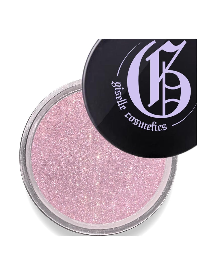 Light Amethyst Loose Mineral Eyeshadow - Organic, High Pigment Make Up Palette - Talc Free, Iridescent, Sparkle Eye Shadow in Hot Pink, Lavender, Rose Gold and More