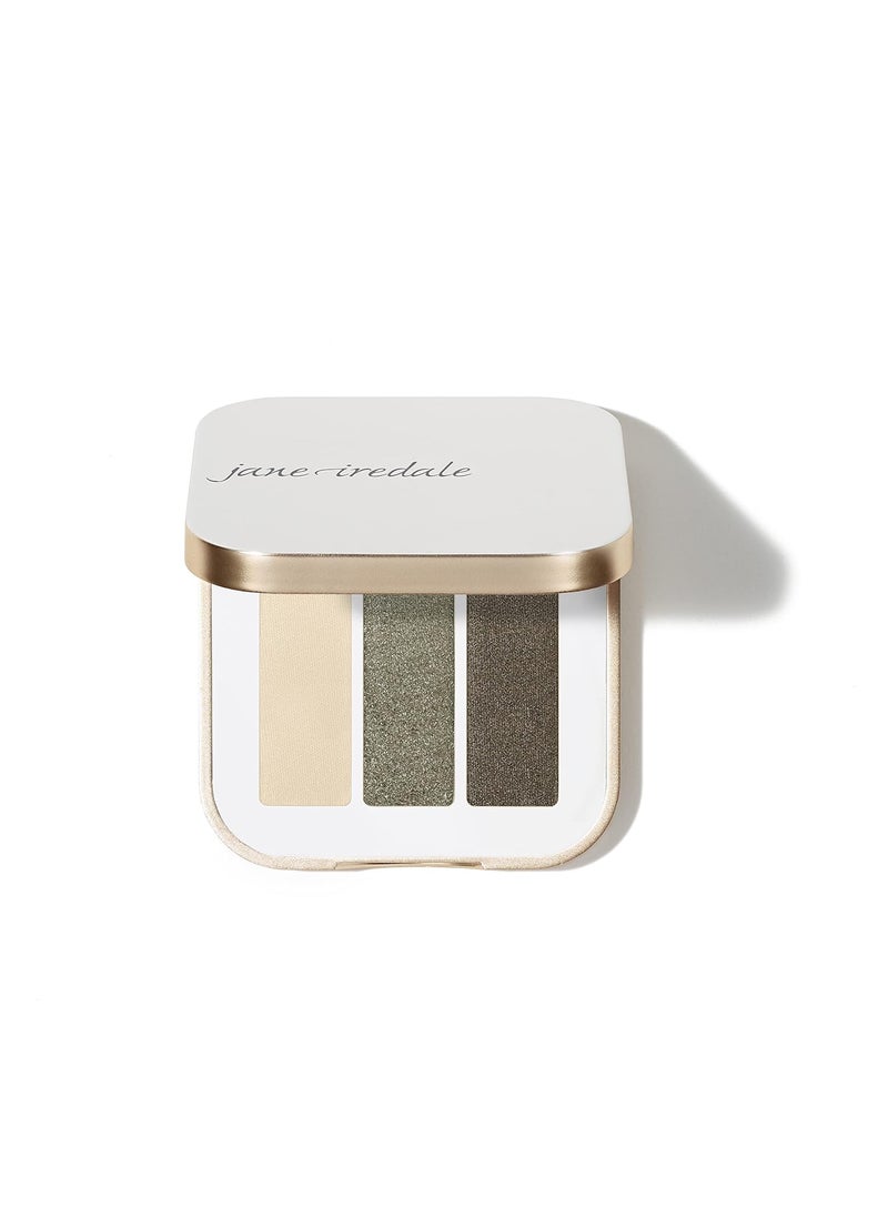 jane iredale PurePressed Eye Shadow Triple, Highly Pigmented Mineral Based Eye Color, Long Lasting & Crease Resistant Formula, Safe for Sensitive Eyes