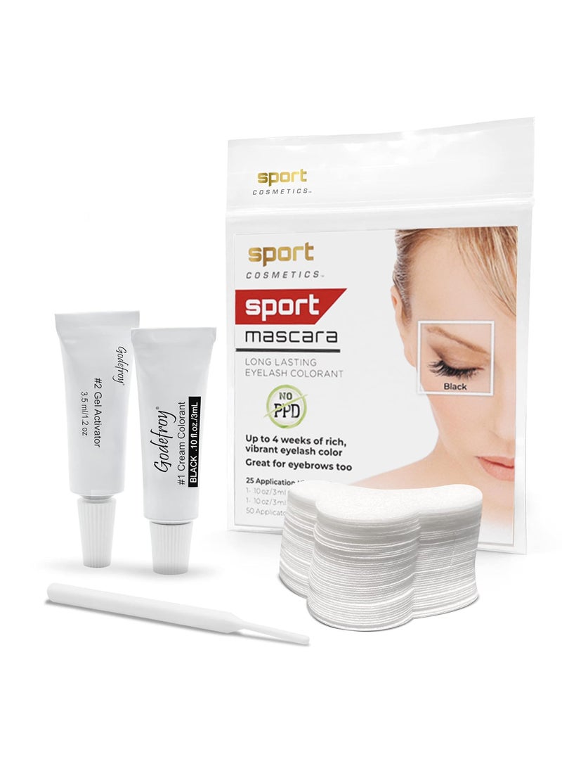 Sports Cosmetics, Sports Mascara, Long Lasting Eyelash Colorant, Brown