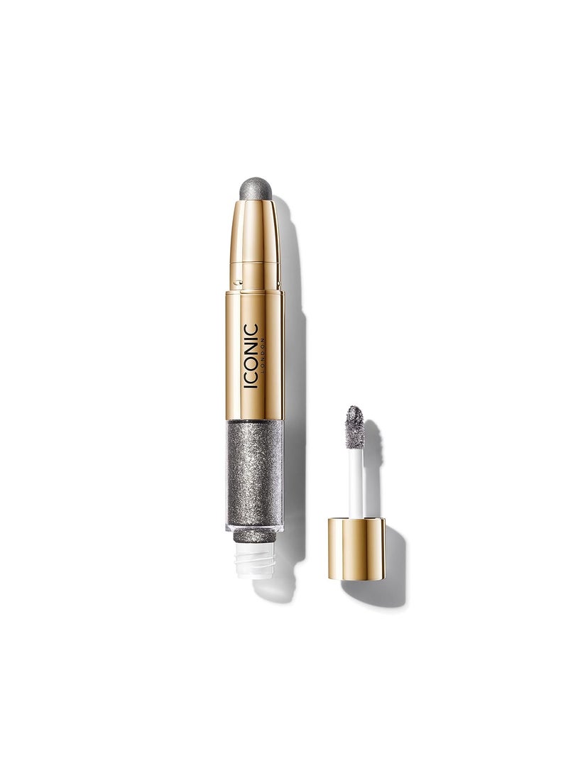 ICONIC LONDON Glaze Crayon | Dual Ended Eyeshadow Stick for Sparkling, Wet-Look Glazed Effect, Cruelty Free, Vegan Makeup