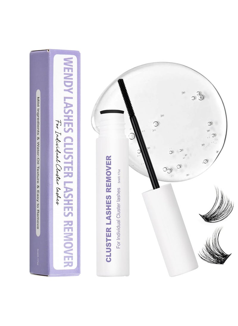 Lash Glue Remover for Eyelash Clusters: Effectively, Low Irritation for Sensitive Skin, 5ml, Wendy Lashes,XJ29-1