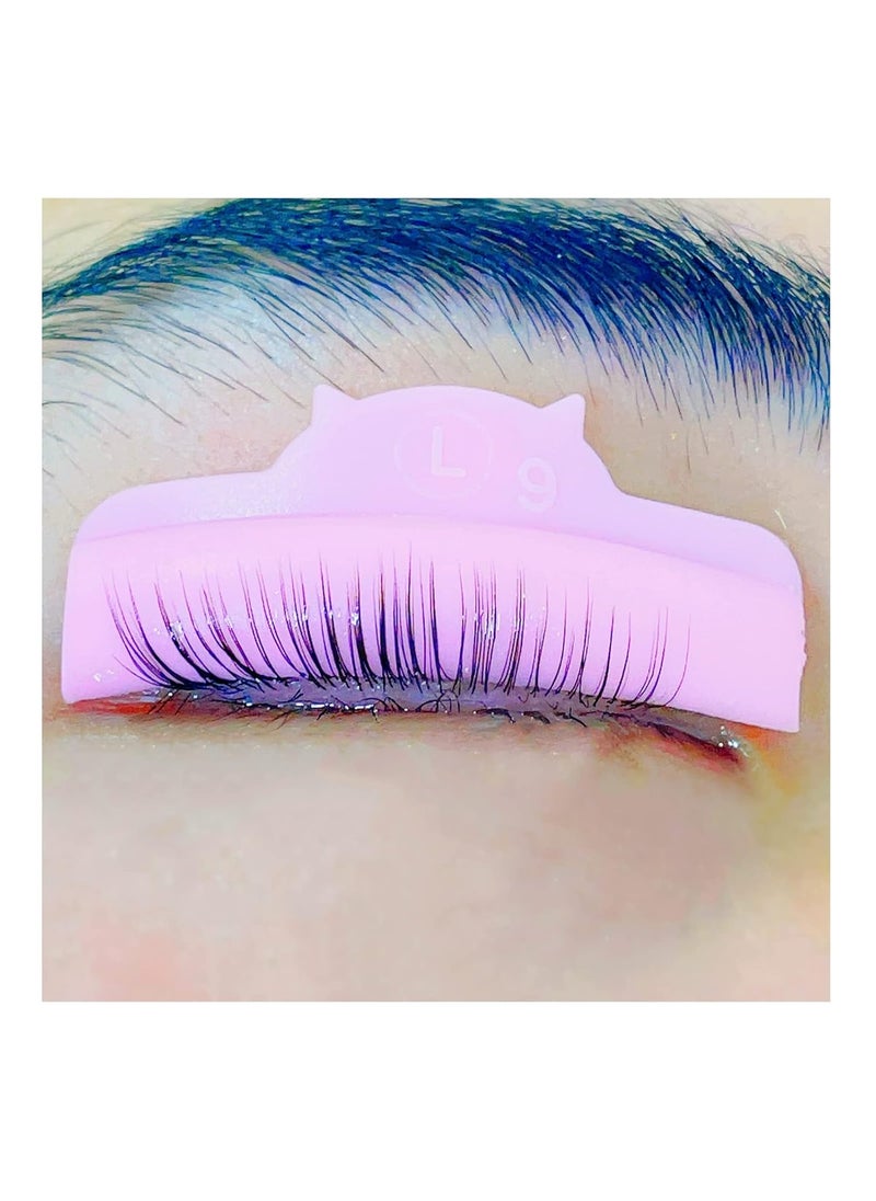 Lash Lift Shields U Curl Eyelash Perm Rod 5 Size Lash lifting Pad Glue Free On Eyelid Soft Silicone Lamination Rollers Lift Up Eyelash Curl Like Eyelash Extension Look For Sensitive Skin