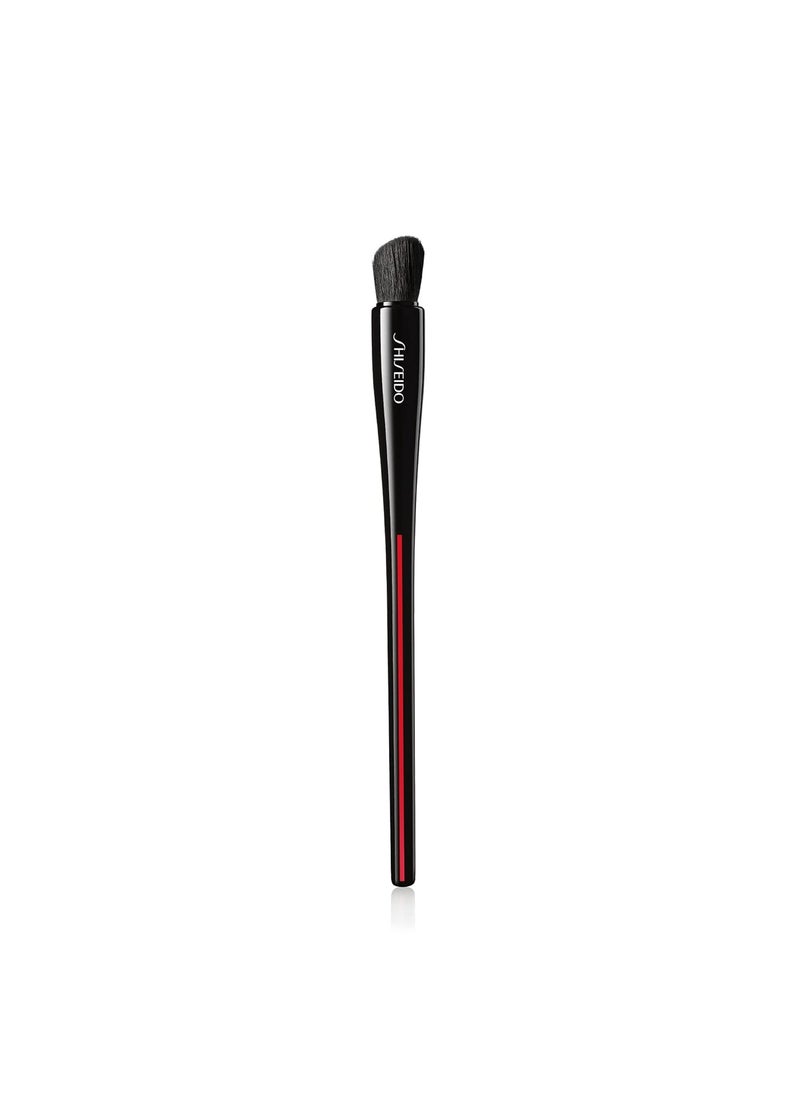 Shiseido NANAME FUDE Multi Eye Brush - Defines, Blends & Diffuses Cream, Powder & Gel Formulas - High-Performance, Synthetic Bristles for a Streak-Free Finish - Made in Japan