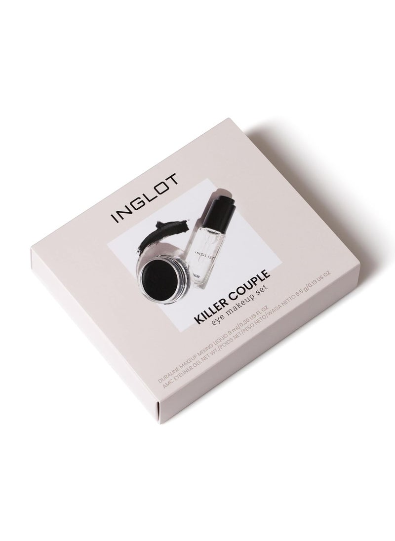 Inglot Eye Set | Duraline + AMC Eyeliner Gel 77