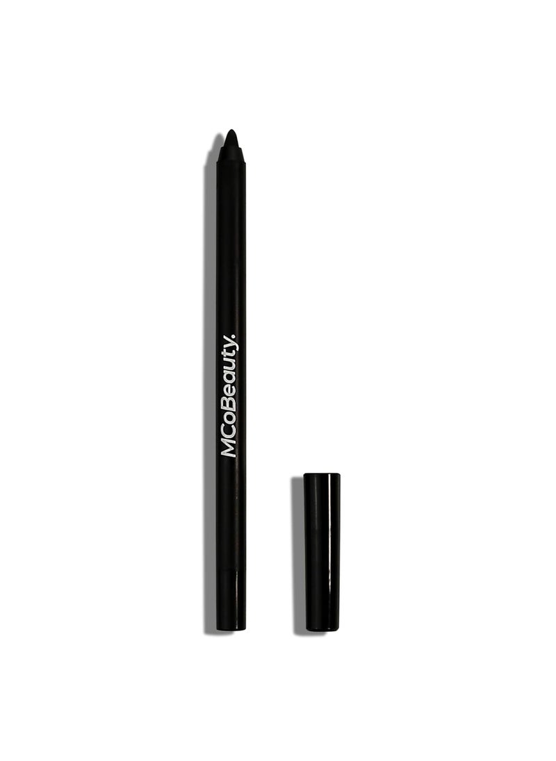 MCoBeauty Waterproof & Smudge Proof Eye Define Crayon Pencil Eyeliner, Double Black, Crayon-Like Eyeliner, Vegan, Cruelty Free Cosmetics
