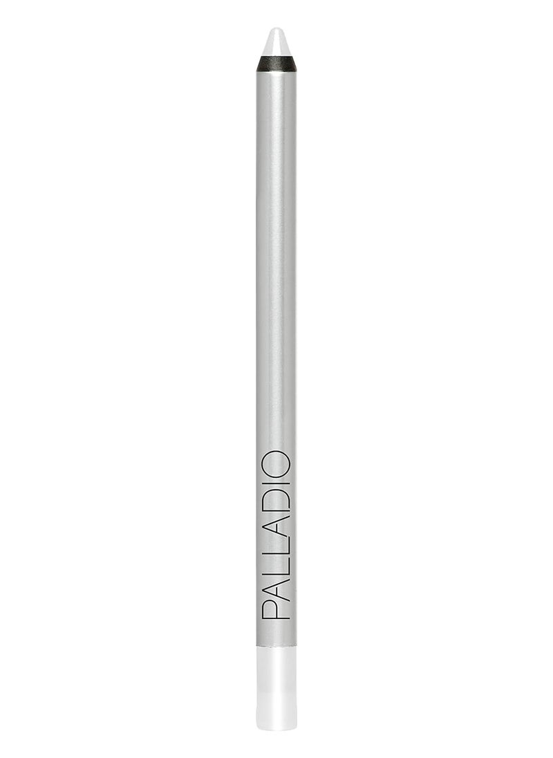 Palladio Precision Eyeliner, Silicone Based, Rich Pigment, Gentle Application, Dramatic Smoky Effect to Soft Everyday Wear, Sensitive Eyelids, Sets Itself, Can be Sharpened, White Out