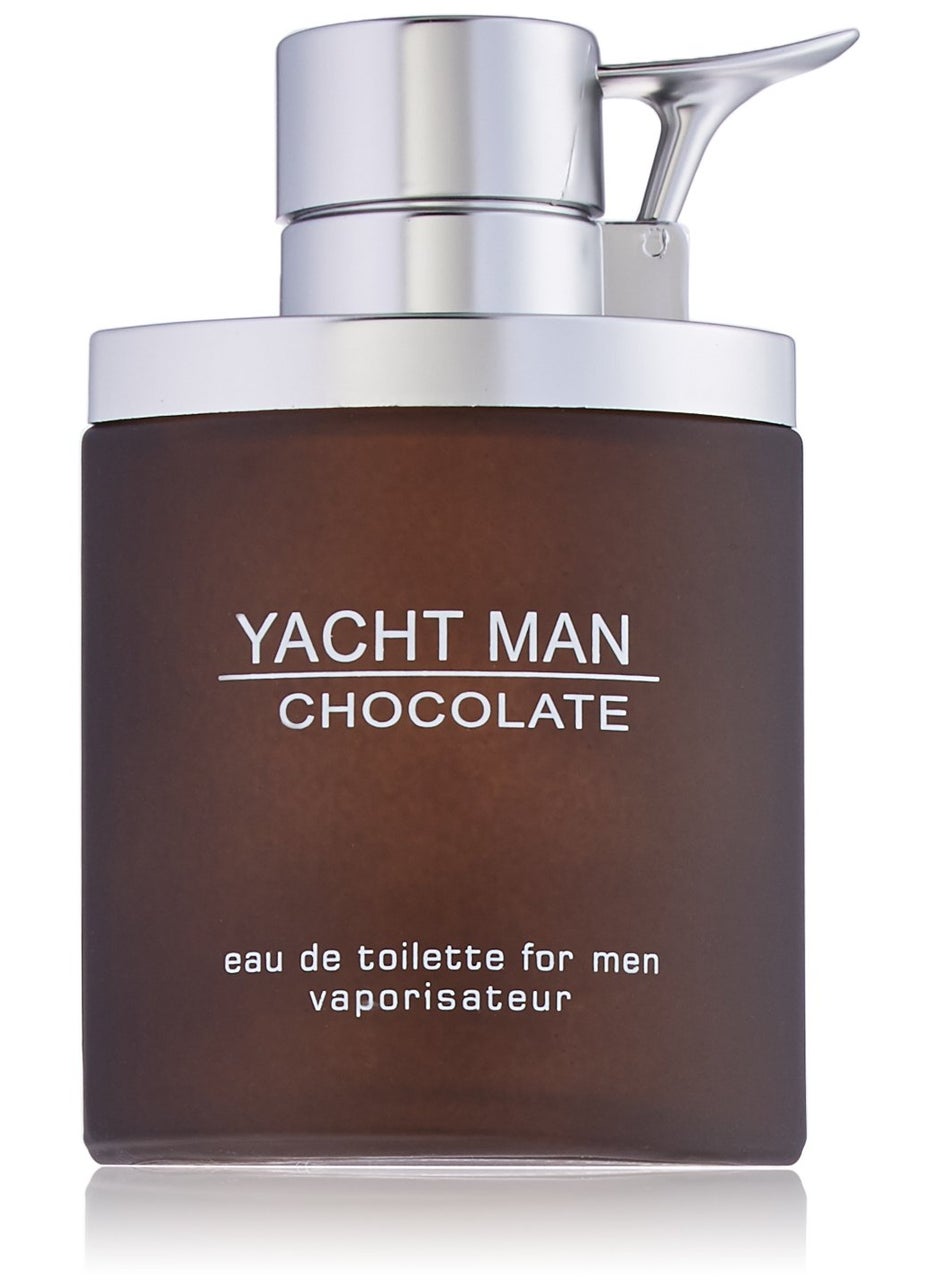 Myrurgia Yacht Man Eau de Toilette Spray for Men, Chocolate, 3.4 Ounce