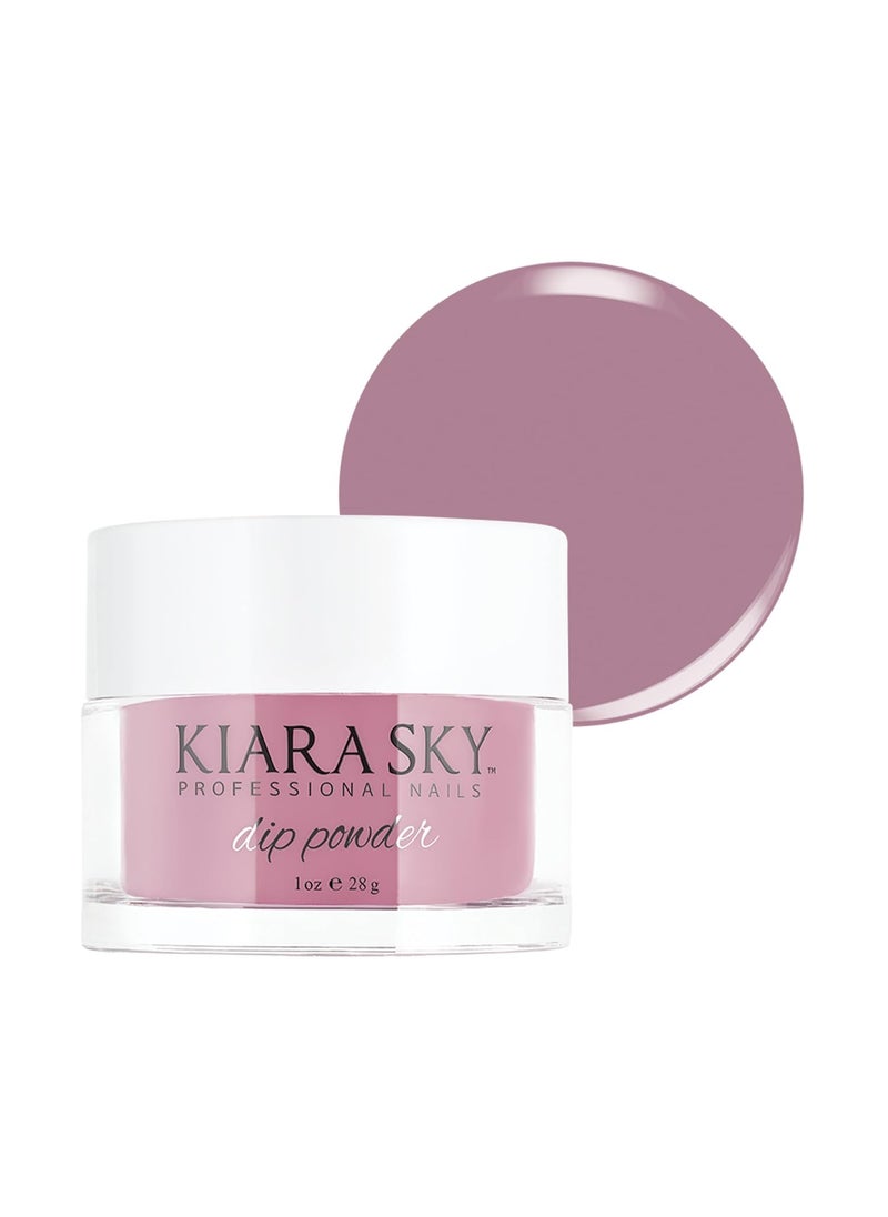 Kiara Sky Long Lasting Nail Dip Powder Purple Tones 1 oz, Mauve a Lil Closer