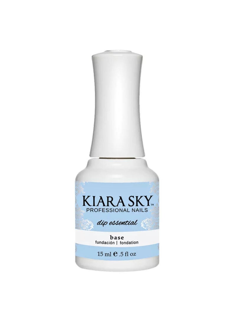 KIARA SKY Professional - Dip Manicure Nail Liquid Essentials - Long Lasting Nail Gels - Beauty Essentials Nail Design for Nail Art - Dip Liquids for Dip Manicure 0.5 fl oz, Base