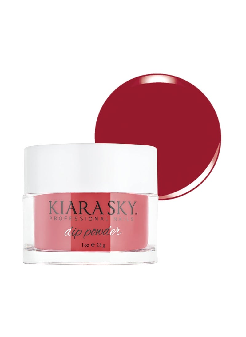 Kiara Sky Long Lasting Nail Dip Powder Red Tones 1 oz, Roses Are Red