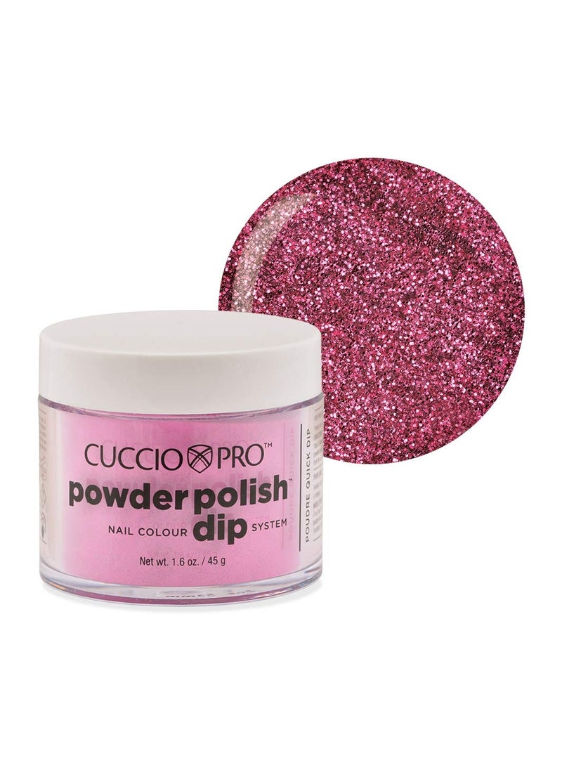 Cuccio Colour Powder Nail Polish - Lacquer For Manicures And Pedicures - Highly Pigmented Powder That Is Finely Milled - Durable Finish With A Flawless Rich Color - 1.6 Oz, (I0097871)