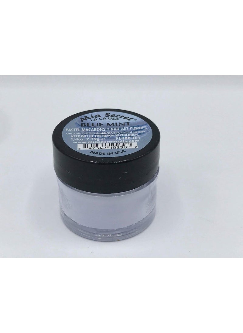 Mia Secret ACRYLIC POWDER - PASTEL MACARONS - SINGLE JAR - PICK YOUR COLOR - 2018 Collection! (BLUE MINT)