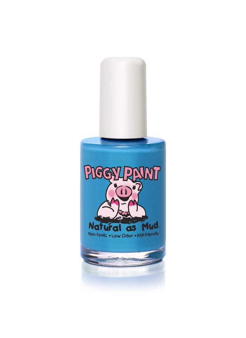 Piggy Paint 100% Non-toxic Girls Nail Polish - Safe, Chemical Free Low Odor for Kids, Mer-maid in the Shade