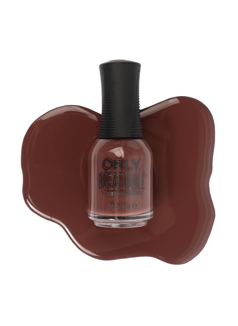 Orly Nail Polish Breathable Fall/Holiday Collection Spice it Up | Nail Colors for Fall and Winter (Rooting for You)