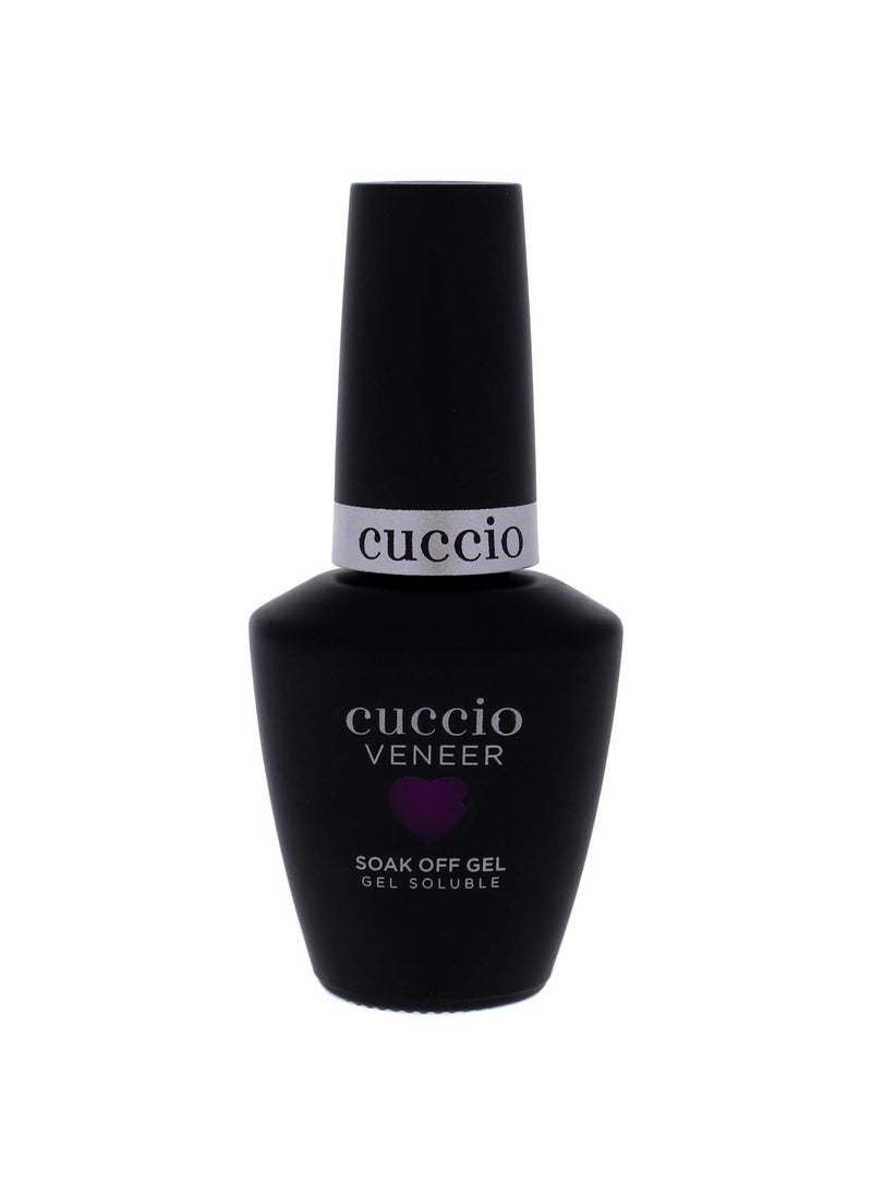Cuccio Colour Veneer Nail Polish - Triple Pigmentation Technology - Polish Free Soak Off Gel - For Manicures And Pedicures - Full Coverage - Long Lasting High Shine - Agent Of Change - 0.44 Oz