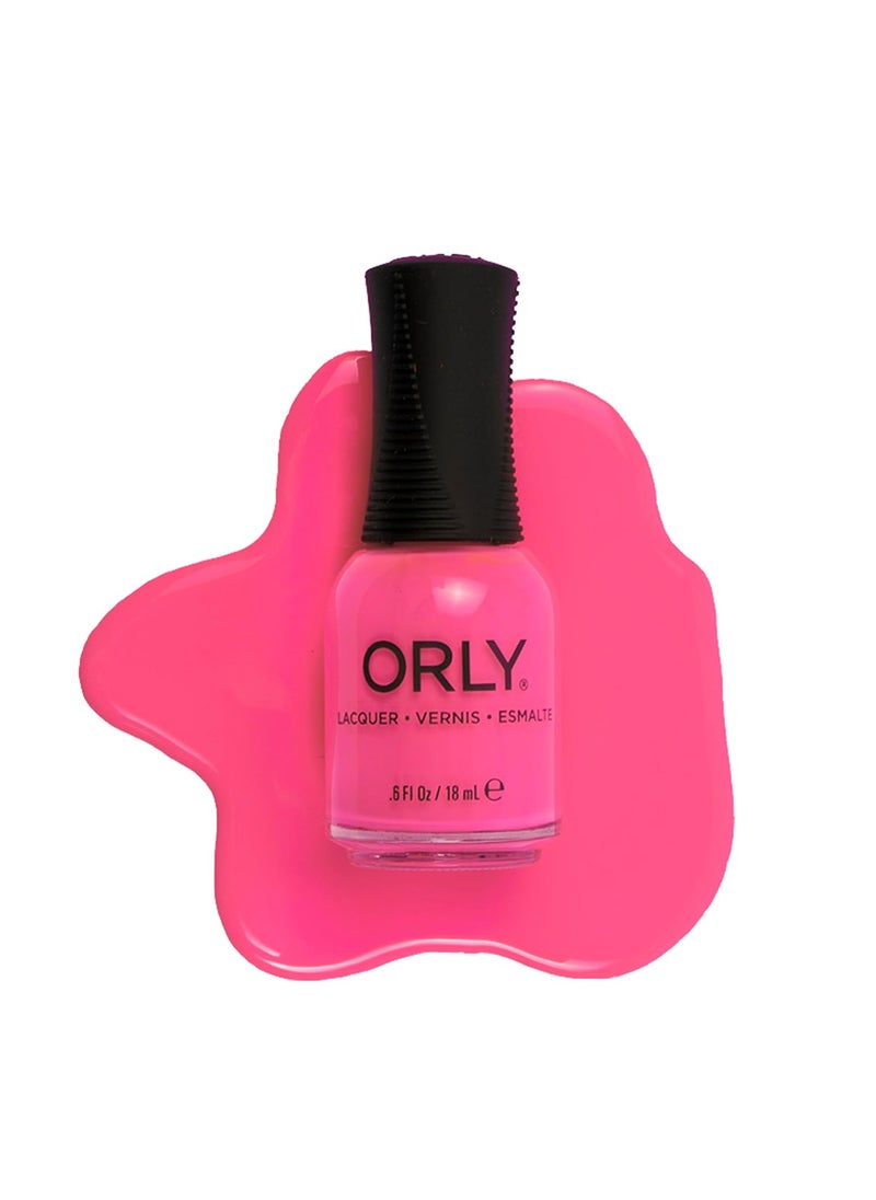 Orly Neon Nail Polish Colors for Summer | Bright Shades and a Confetti Topper for Summer Neon Nails | 0.6fl oz (That's Hot, 0.6 fl oz)