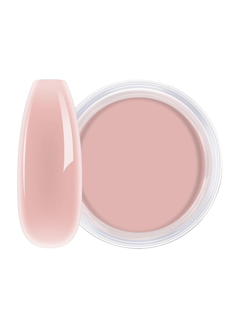 AILLSA Salmon Pink Dip Powder Nail Dipping Powder Jelly Nude Translucent DIY Manicure Salon at Home Easy to Use for Valentine's Day Gift (1 Oz)