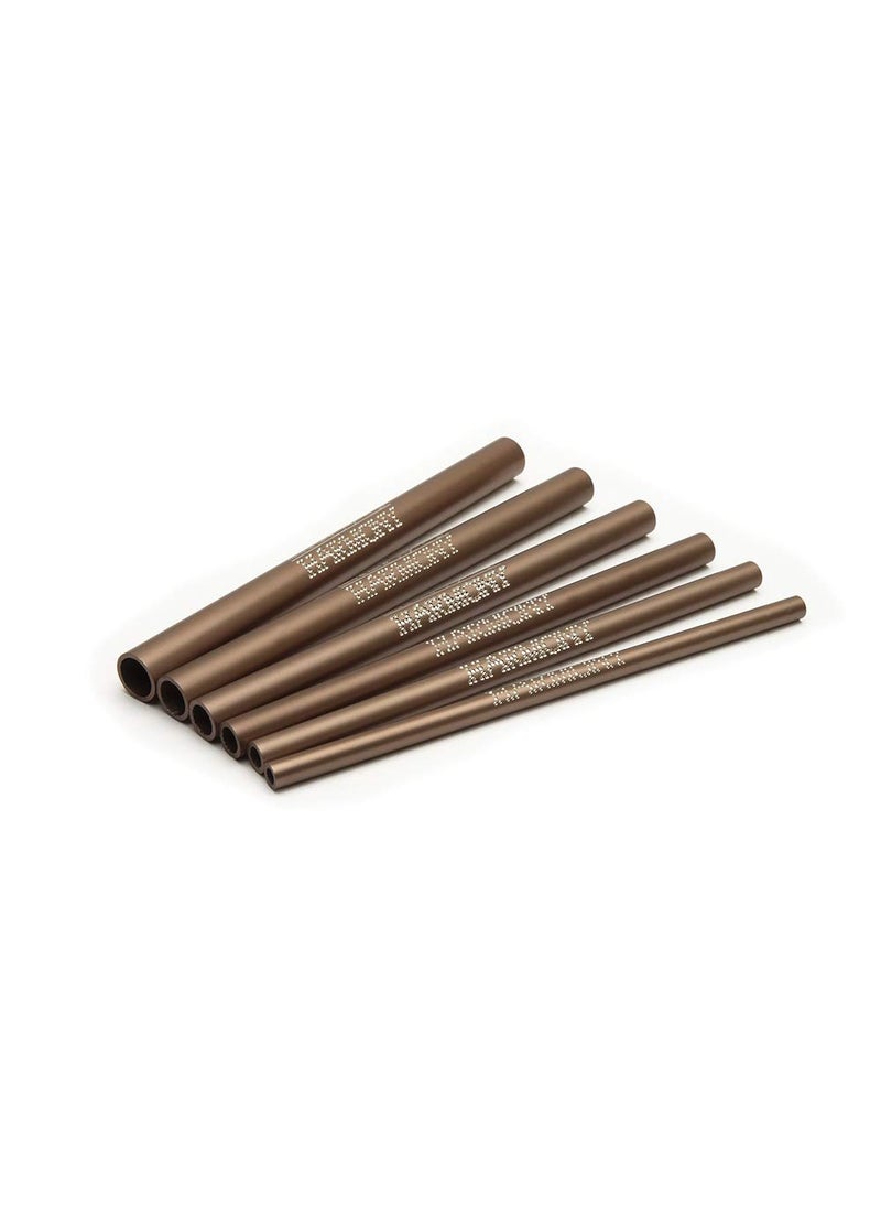 Gelish Harmony C-Curve Sticks Set - Nail Supplies & Accessories for Gel & Acrylic Nails, Professional Manicure Tools for Perfect Nail Tips, Double-Ended C-Curve (6pcs)