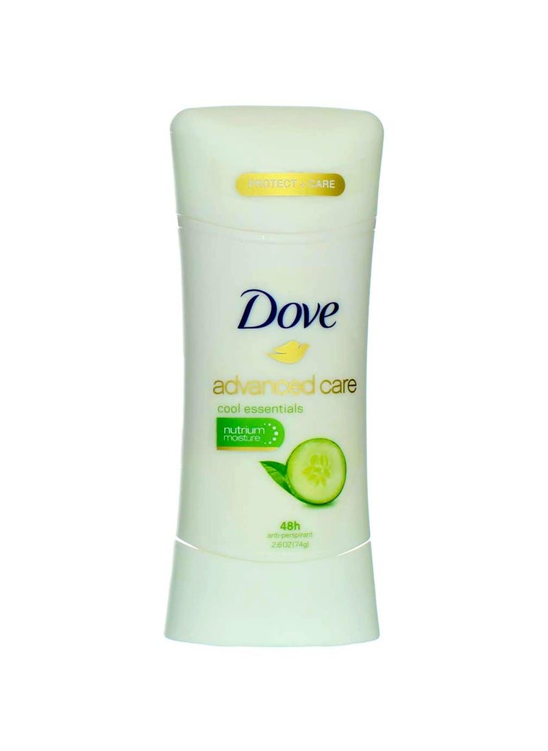 Dove Deodorant 2.6 Ounce Adv Care Anti-Perspirant Cool Essential (76ml) (6 Pack)