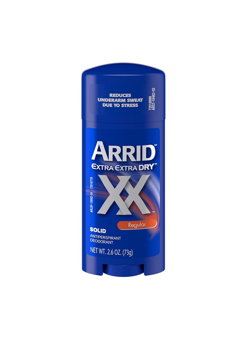 ARRID XX Anti-Perspirant Deodorant Solid Regular 2.6 oz (Pack of 12)
