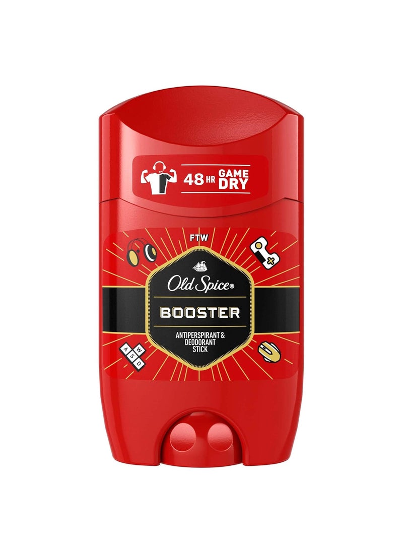 OLD SPICE BOOSTER ANTIPERSPIRANT & DEODORANT FOR MEN STICK 50 ML / 1.7 OZ