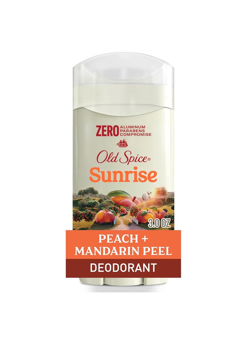 Old Spice Aluminum Free Deodorant for Men, 24/7 Lasting Freshness & Long Lasting Scent, 24/7 Sweat & Odor Protection, Sunrise with Peach + Mandarin Peel Scent, 3.0 oz