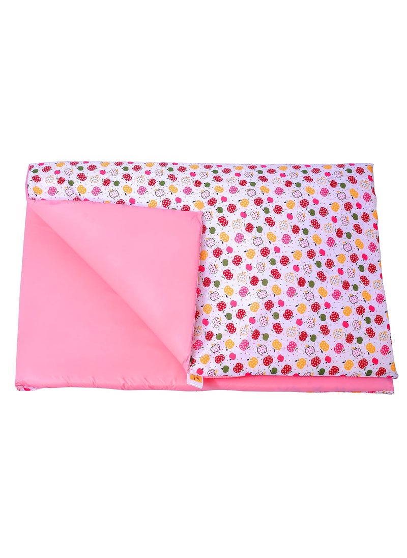 Little Chime New Born Baby Foam Sheet Washable Bed SheetMattress Protection SheetCrib Sheet SmallBed Protector Pink