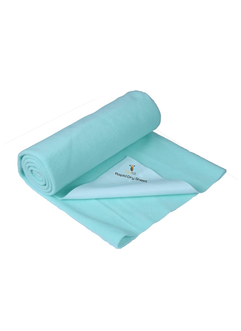 beetot New Born Baby Rapid Dry Sheet Urine Sheet for New Born Babies Baby Bed Protector Sheet Salmon Rose Super King Large Sea Grean