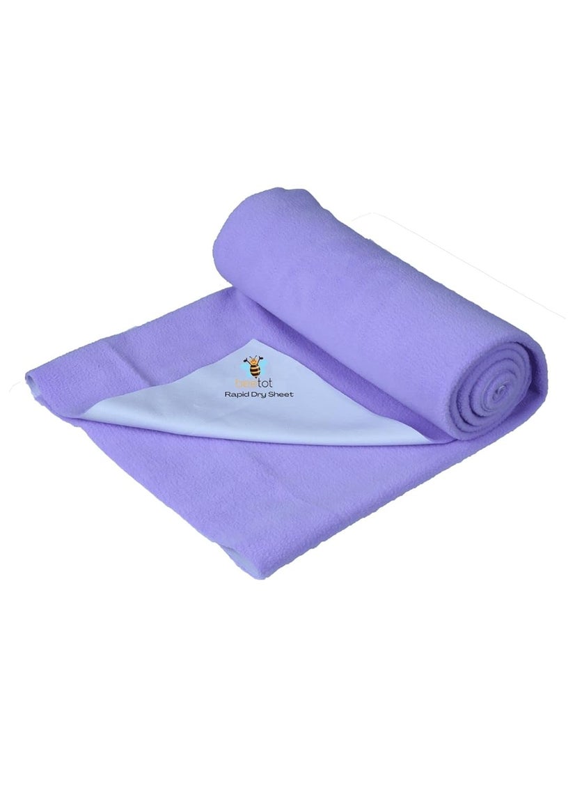 beetot New Born Baby Rapid Dry Sheet Urine Sheet for New Born Babies Baby Bed Protector Sheet Waterproof mat Baby Mattress Protector Baby Bed wetting Sheet Large Purple