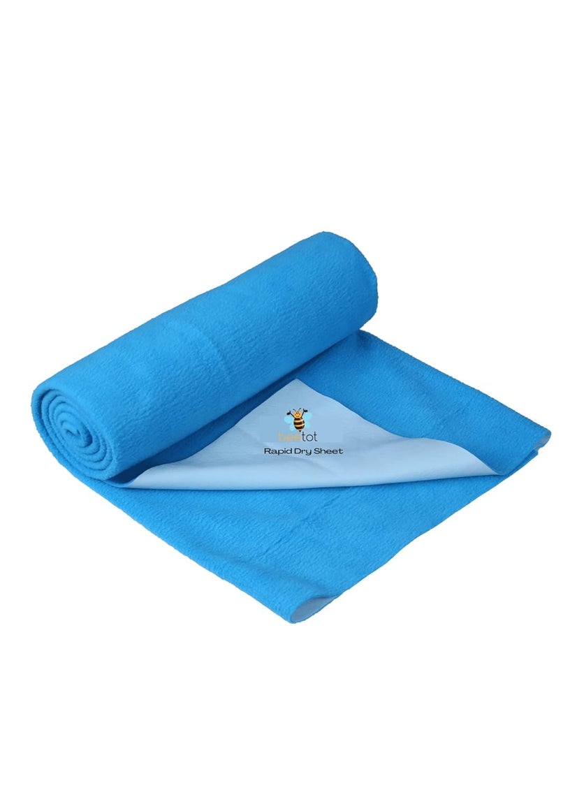beetot New Born Baby Rapid Dry Sheet Urine Sheet for New Born Babies Baby Bed Protector Sheet Large Firozi